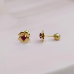 Aretes Abridores Oro 18K