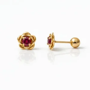 Aretes Abridores Oro 18k